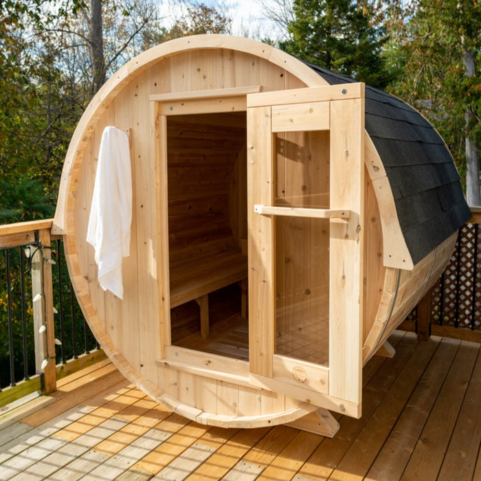 Canadian Timber Collection Harmony Barrel Sauna by Dundalk Leisurecraft