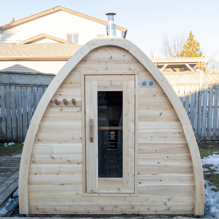Canadian Timber Collection MiniPOD Cabin Sauna by Dundalk Leisurecraft