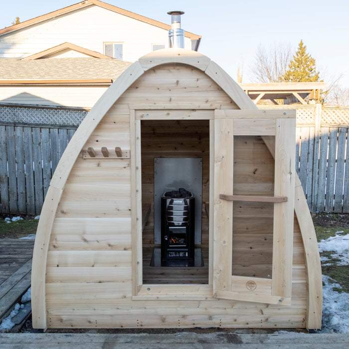Canadian Timber Collection MiniPOD Cabin Sauna by Dundalk Leisurecraft