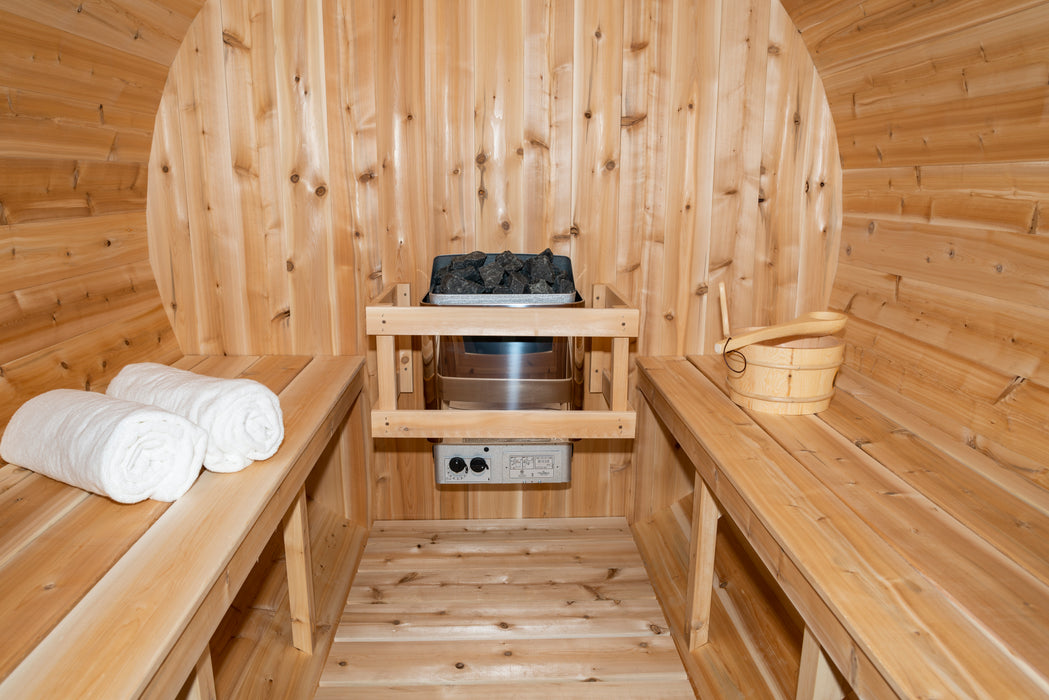 Canadian Timber Collection Serenity Barrel Sauna by Dundalk Leisurecraft