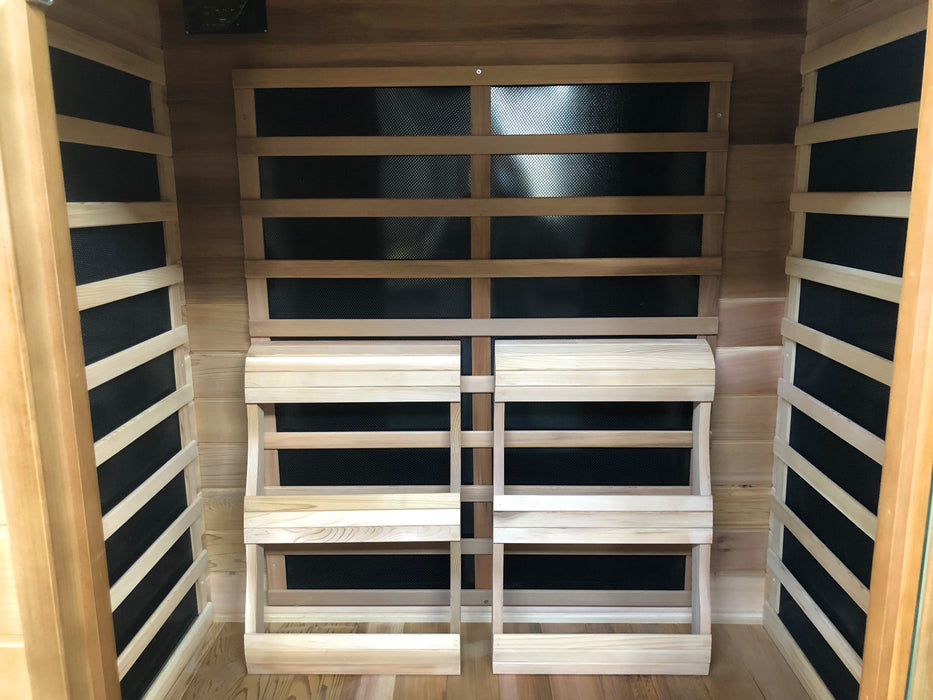 SunRay Sierra 2-Person Indoor Infrared Sauna with Carbon Heaters