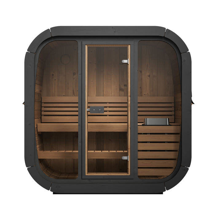 SaunaLife Model Cube-Series Outdoor Home Sauna Kit