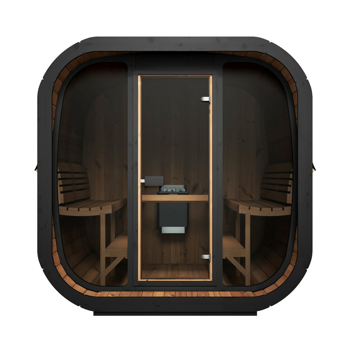 SaunaLife Model Cube-Series Outdoor Home Sauna Kit