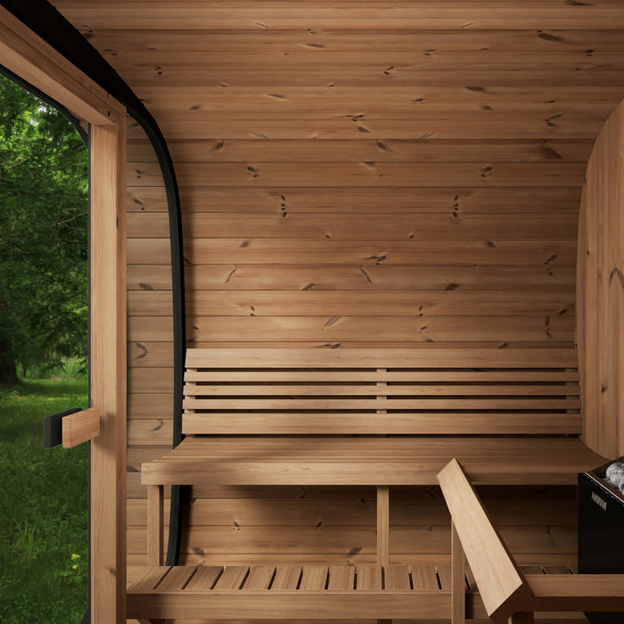 SaunaLife Model Cube-Series Outdoor Home Sauna Kit