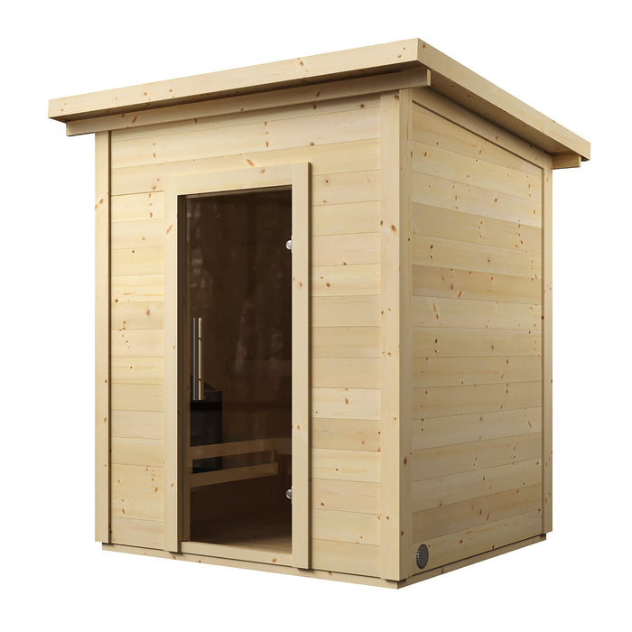 SaunaLife Garden Series Model G2 Outdoor Home Sauna DIY Kit