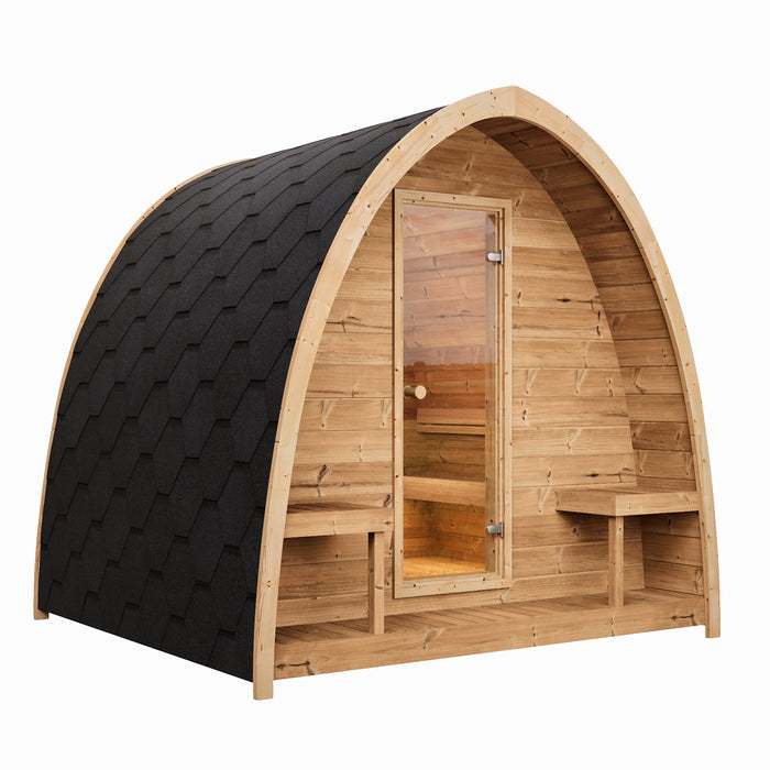 SaunaLife Garden Series Model G3 Outdoor Home Sauna Kit