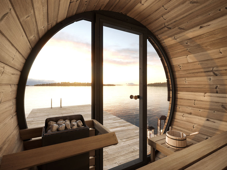 SaunaLife Ergo Elegance Series Barrel Sauna